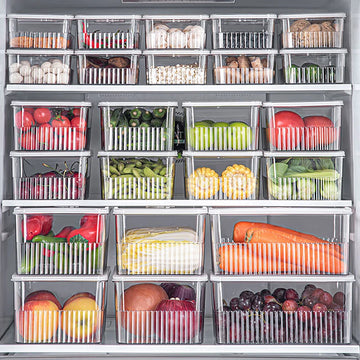 Transparent Fridge Organiser – Fresh Food Storage Container - Yui's Kitchen