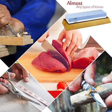 Professional Dual-Sided Whetstone Knife Sharpener - Yui's Kitchen