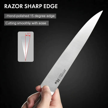 9-Inch Professional German Stainless Steel Slicing Knife - Yui's Kitchen