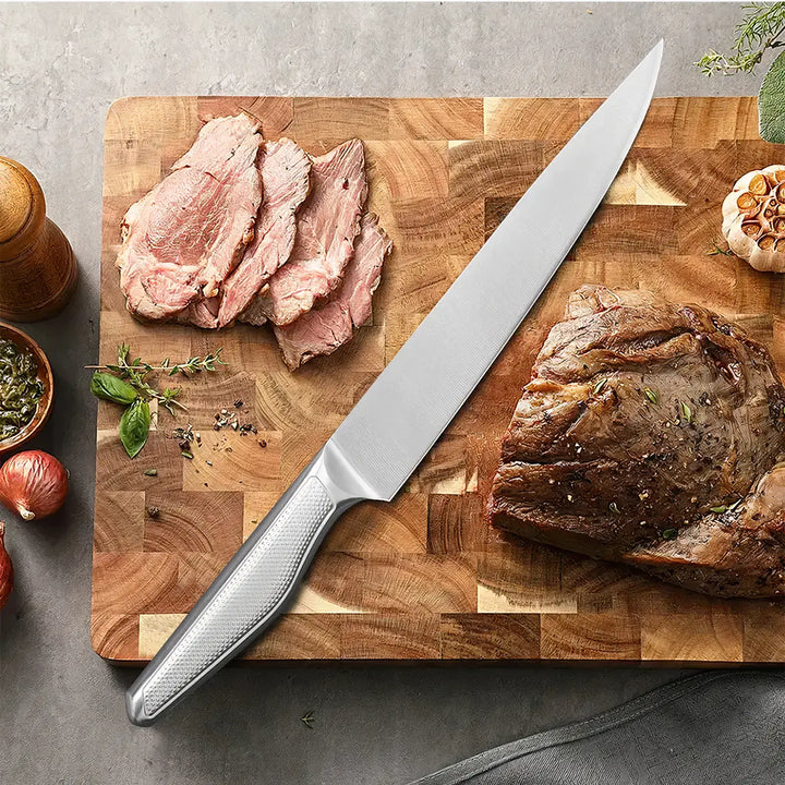 9-Inch Professional German Stainless Steel Slicing Knife - Yui's Kitchen