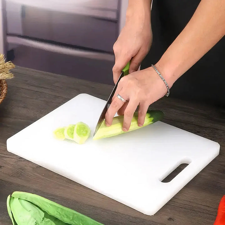 Plastic White Chopping Board – Extra Durable - Yui's Kitchen