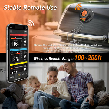 Wireless Bluetooth Meat Thermometer