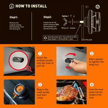 Wireless Bluetooth Meat Thermometer