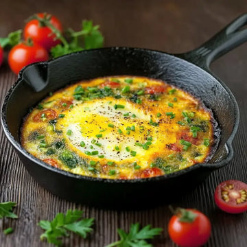 Cast Iron Frying Pan – 14/16/20cm Non-Stick Skillet for Induction, Gas and Oven Cooking