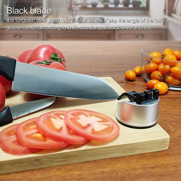 Double Stage Mini Knife Sharpener with Suction Cup
