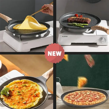 24cm Non-Stick Crepe Pan with Granite Coating