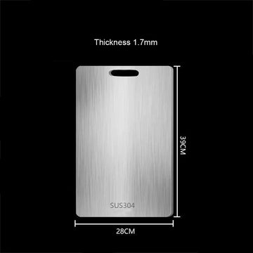 Stainless Steel Antibacterial Cutting Board