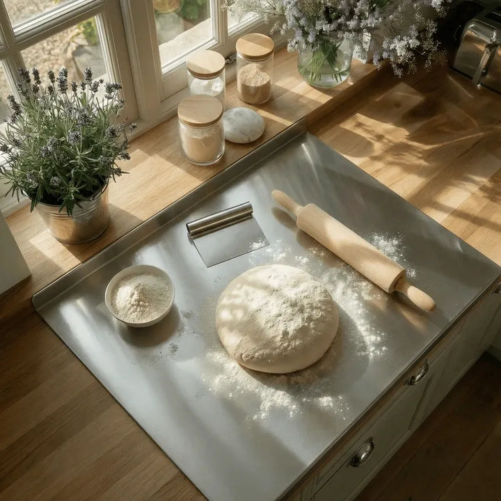 304 Stainless Steel Kitchen Cutting Board – Easy Clean and Antibacterial