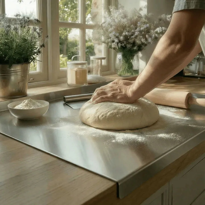 304 Stainless Steel Kitchen Cutting Board – Easy Clean and Antibacterial